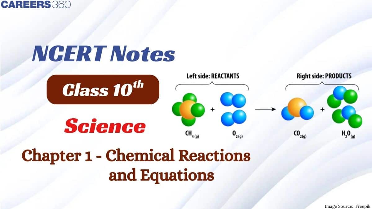NCERT Class 10 Science Chapter 1 Notes Chemical Reactions and Equations- Download PDF Notes